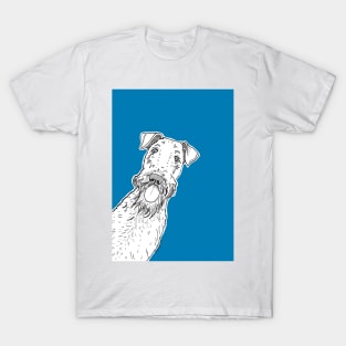 Cute Peeking Dog T-Shirt